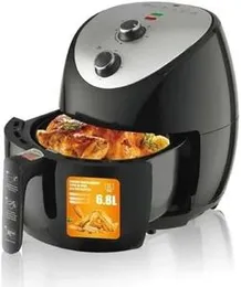 Premium RAF R.5285B 6.8L Air Fryer 1500W Black 6.8 Liter Large Capacity Healthy Fryer, 6.8L RAF Air Fryer, Large RAF R5285B Air Fryer 6.8 Liter