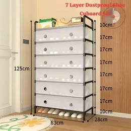 7 Layer Dustproof Shoe Cuboard Set