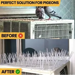 Home-Secure Bird Shield Anti Bird Spikes for Bird Control, Premium Bird Repellent Spikes, Pigeon Spikes with 1 Year Warranty (5 Pcs Set) (FROM INDIA)N