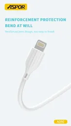 Aspor 3A A095 A096 Fast Charger USB to Lightning Cable (1m)