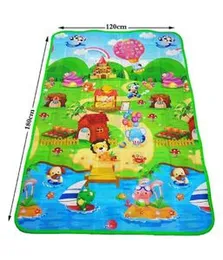 Waterproof Double Side Play Crawl Floor Mat for Kids