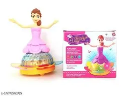 princess dancing doll with 3d light