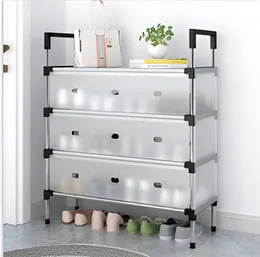 4-Tier Dustproof Shoe Rack Organizer