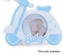 "Baby Scooter" plastic tabletop photo frame