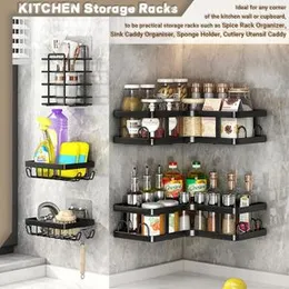 Set of 5 Corner Shower Caddy Bathroom Storage Shelves Large Capacity