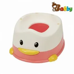 Commed 8905 | Potty Training Toilet Seat Realistic Mini Toilet Cute Duck Toilet with Brush lid backrest Splash Guard Lightweight Portable Easy to Clea