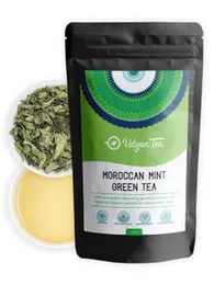 Udyan Tea Moroccan Mint Green Tea, 100g (40 Cups) | Pure, Refreshing Green Tea Blend with Spearmint Leaves