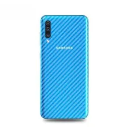 Carbon Fibre Transparent Back Sticker For Samsung A50