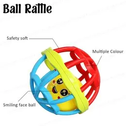 Baby Soft Rattle Ball Silicone Teether Toy