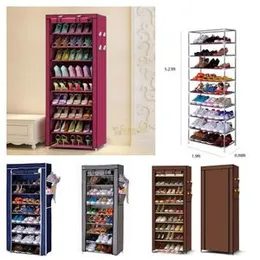 9 layer shoe rack wardrobe