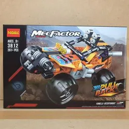 201+ Pcs Decool MecFactor Bricks Kamella Desert Knight Car Building Blocks - Pull Back 6+ Ages
