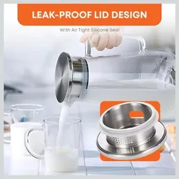 1.8L High Borosilicate Glass Water Kettle â Heat-Resistant Tea Pot