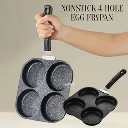 4-Hole Riveted Metallic Handle Fry Pan