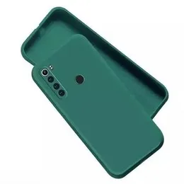 Redmi Note 8 soft matte liquid silicone Case Back Cover for Redmi Note 8 - Green