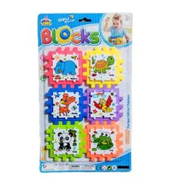 54 Pcs / 6 Sets Animal Puzzle Blocks for Kids - Educational Early Learning jigsaw Puzzles for Toddlers