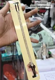 3 Line Hijab Ornaments â Elegant Rhinestone Chain Accessory for Women 1Pcs