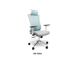 Light Gray High Mesh Chair