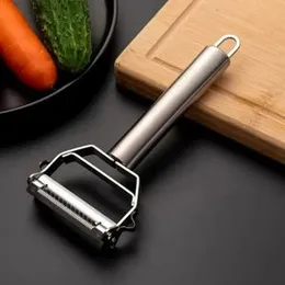 4 in1 Vegetable Peeler Stainless Steel Melon Planer Multiple-Function Double-Head Peeler Household Kitchen Cucumber Slicer Tool 4 in1 Vegetable Peeler