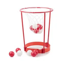 Drink & Dunk Basketball Game with 20 Balls - Head Mounted Net Party Drinking Office Family Game