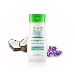 mamaearth gentle cleansing shampoo for babies tear-free, with coconut based cleansers