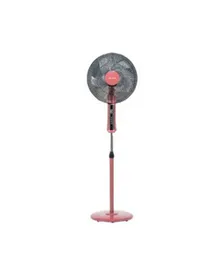 Mitshu Stand Fan MSF-1655 16" - 50-55W Copper Motor 5 Blades 3-Speed Timer Heavy Duty Oscillating Pedestal Fan