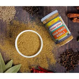 Delight Foods Dhaba Style Shahi Paneer Masala - Hand Ground - (100g) | Reusable Pet Can | with Pre Mixed Garam Masala FROM INDIA (SAM)