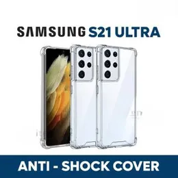 Luxury Shockproof Transparent ThickBallon Bumper Case For Samsung Galaxy S21 Ultra Crystal Transparent Premium Quality Shockproof Protective Phone Cas