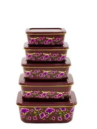 5 PCs storage box set