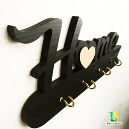 Wooden Key holder / Home Sparkle Wooden Key Holder Wall Mounted Letter Holder Key Holder for Home Decor