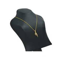 Gold Plated 1mm Box Chain With New yoyo Design  Pendant For Women.