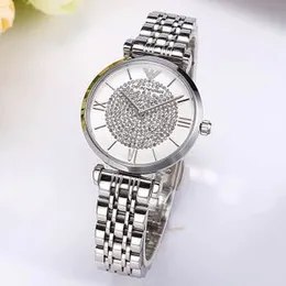 2025 Women Watches Top Brand Luxury Fashion stone Diamond Ladies Wristwatches Stainless Steel Silver, rose gold Mesh Strap Female Quartz Watches