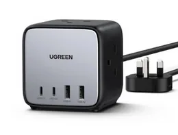 UGREEN 65W 7 Ports DigiNest Cube With UK Pin Power Strip Charging Station - 90906