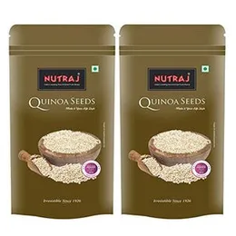 Nutraj Quinoa Seeds 400g (2x200g) | Gluten Free | Diet Food | Healthy Food | Breakfast | For Weight Loss | Rich in Protein | Fiber Rich | (Pack of 2)