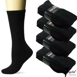 BLACK / WHITE COTTON SPORT FULL SOCKS FOR MEN / WOMAN