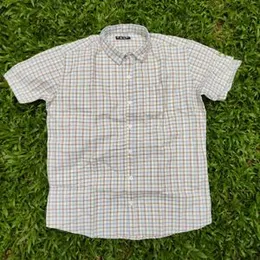 TAAG Premium cotton Short sleeve check shirts â 0013