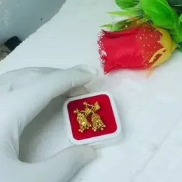 Gold Plated Stylish Design Beautiful Small Jimikki Earrings for women and Girls Screw Back.