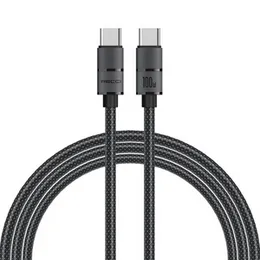 Recci RS08CC PD 100w Warrior Type-C To Type-C 1.2m Cable Gray