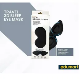 3D Sleep Eye Mask - Memory Foam 100% Shading Concave Shape Ergonomic Eye Mask Pack