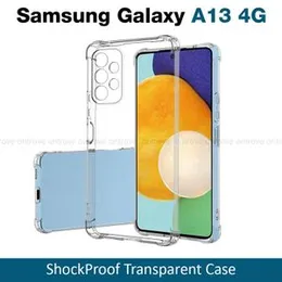 Samsung Galaxy A13 4g Transparent Shockproof ThickBallon Case - Clear TPU Bumper Case For Galaxy A13 4g Back Cover Premium QualityÂ 