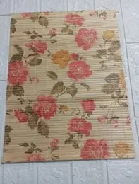 1pc-design-1 Kitchen Accessories Placemats 4pieces bamboo Non-Slip Heat Resistant Dining Table Placemats Stain Resistant Anti-Skid Washable Table Mats