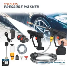 Cordless High Pressure Water Spray Gun-Garden Cleaning Tool Jet High Quality Vehicle Wash