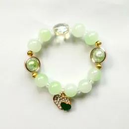 Beaded Bracelets with Heart & Pearl Charms
