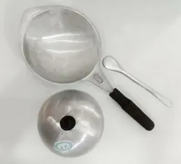 Hopper Pan Aluminium High quality with wooden handle and Ilid and spatula Aappa taachi