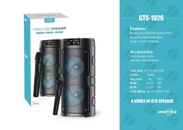 Greatnice GTS 1926 Wireless Bluetooth Speaker with RGB Lighting & Mic