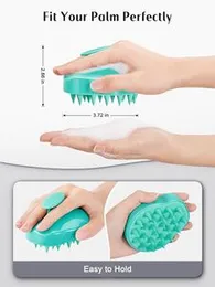 Upgraded Hair Scalp Massager Shampoo Brush â Soft Silicone Wet & Dry Scrubber for Dandruff Removal (Women & Men)