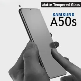 A50s Stylish Full Cover Matte Texture MTB tempered Glass Protector Frosted Glass for Samsung Galaxy A50s