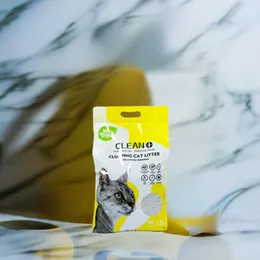 Clean + 5L Cat litter Lemon Flavor l Clumping Cat Litter 5L Lemon l Good smell flavor Cat Litter 5L Lemon