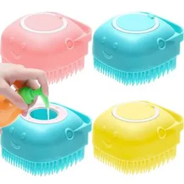 silicone massage bath brush