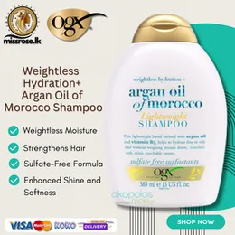 OGX Weightless Hydration Argan Oil of Morocco Shampoo 385ml