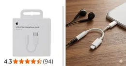 Apple care USB-C to headphone jack